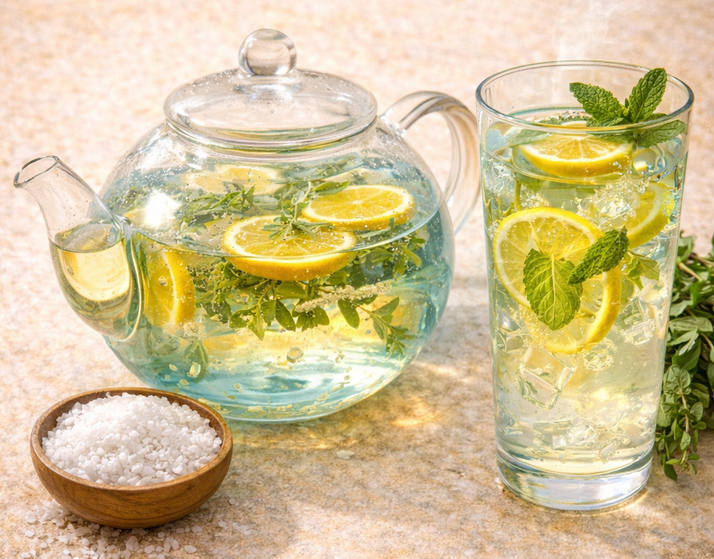 Aromatic Drinks with Alkaline Water